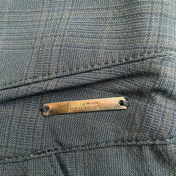 Lululemon rare Trail Trouzher blue plaid with hint of grey 4 - Picture 7 of 13